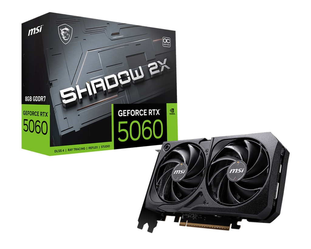 MSI GeForce RTX 5060 Shadow 2X 8GB