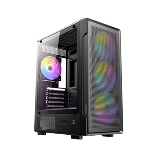 case antec vx300m argb black