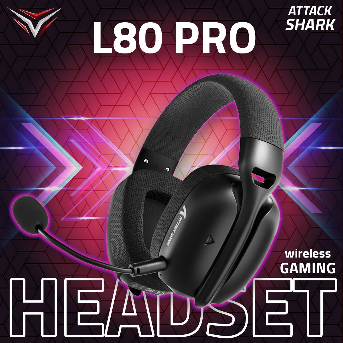 ATTACK SHARK L80PRO Wireless Gaming Headset